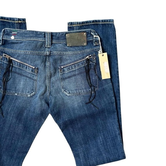 Insane Y2K NWT Diesel Dark Wash Jeans Size 27 - Picture 7 of 8